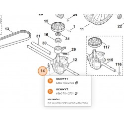 STIHL Uchwyt 6360 704 2702